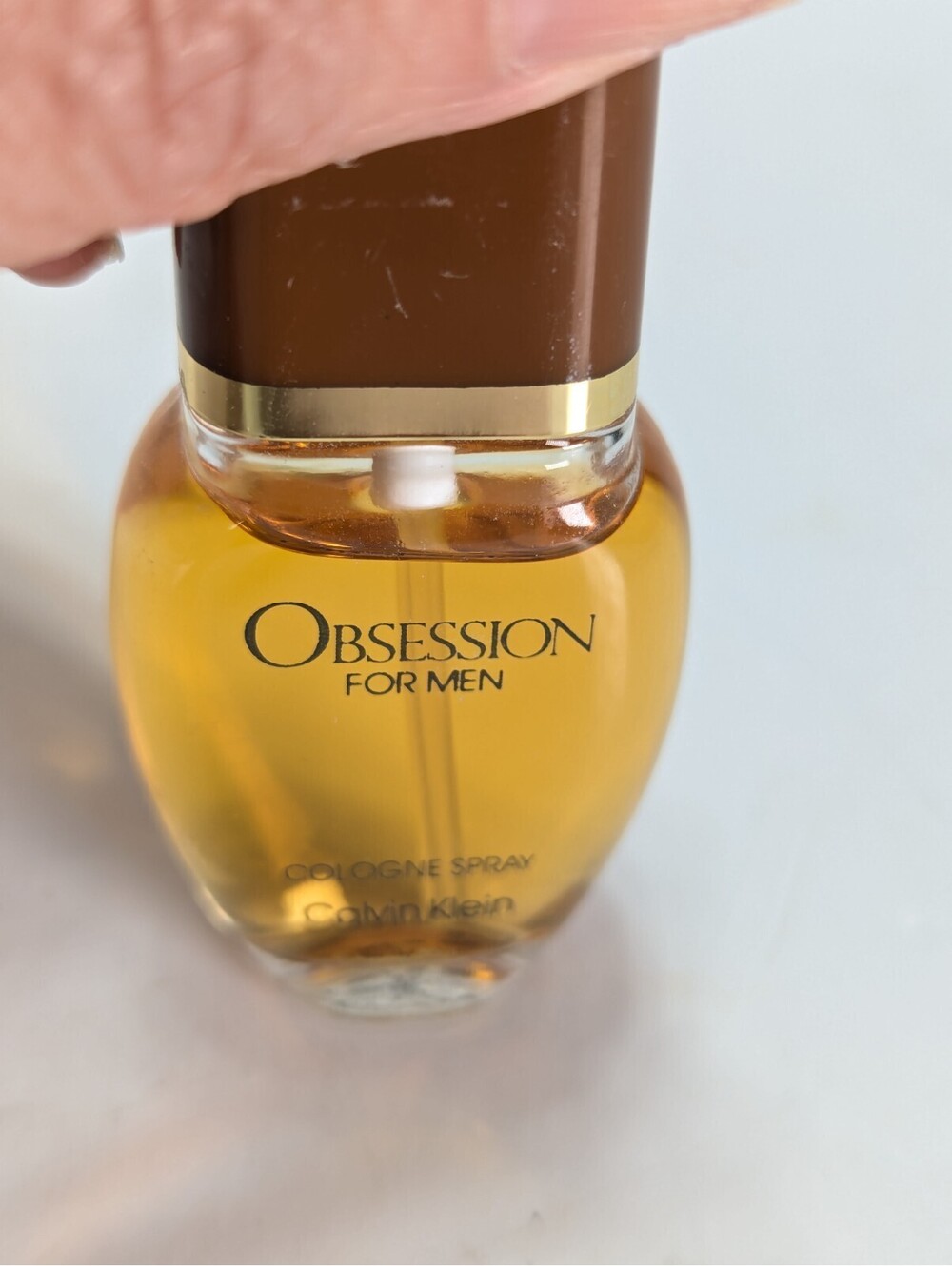 Calvin Klein Obsession for Men Cologne Spray Bottle New Without Box .5 Fl Ounce - Picture 2 of 9